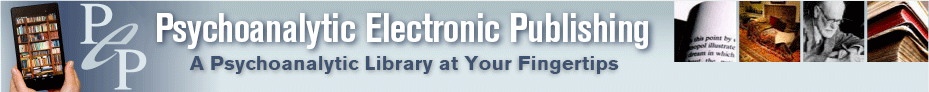 PEPWebBanner Psychoanalytic Electronic Publishing